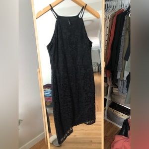 Halter A-Symmetrical Dress